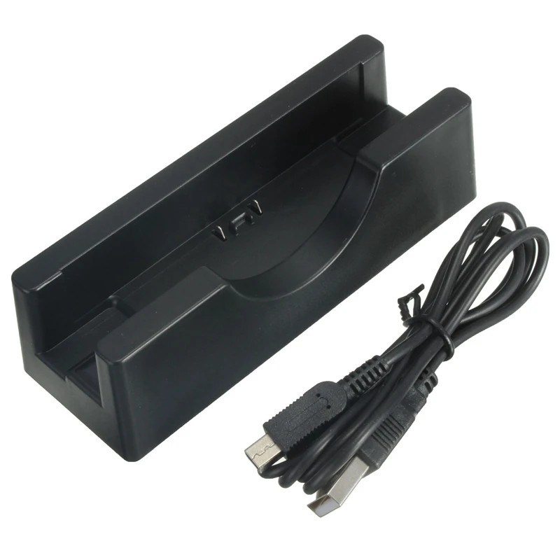 Черная зарядная док-станция высокого качества быстрая зарядка с usb-кабелем для