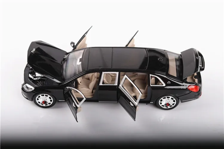 1:24 Diecasts& игрушечные транспортные средства Maybach S600 удлиненная модель автомобиля коллекция автомобиля игрушки для мальчика Детский подарок brinquedos