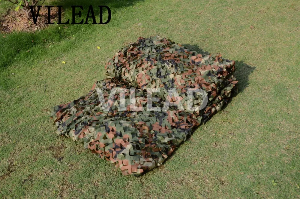 

VILEAD 1.5M x 6M (5 x 19.5FT) Woodland Digital Camo Netting Military Army Camouflage Net Jungle Shelter for Hunting Camping Tent