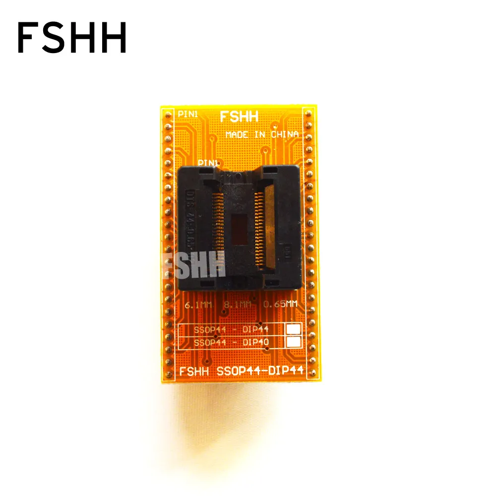 

SSOP44 to DIP40 Programmer adapter ssop44 test socket Pitch=0.65mm width=6.1mm 8.1mm