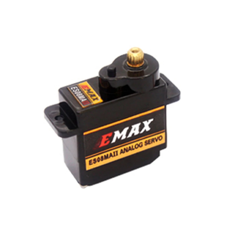 4pcs/lot EMAX ES08MA II Mini Metal Gear Analog Servo 12g/ 2.0kg/ 0.12 Sec Mg90S For RC Car Truck Crawler Servo RC Accessories