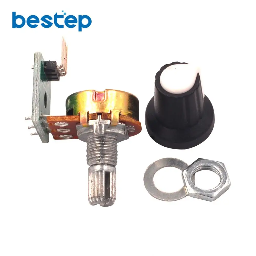 

10K Resistance Potentiometer Module Adjustable Resistance Module Single Turn Adjustable Analog Output 0-5V