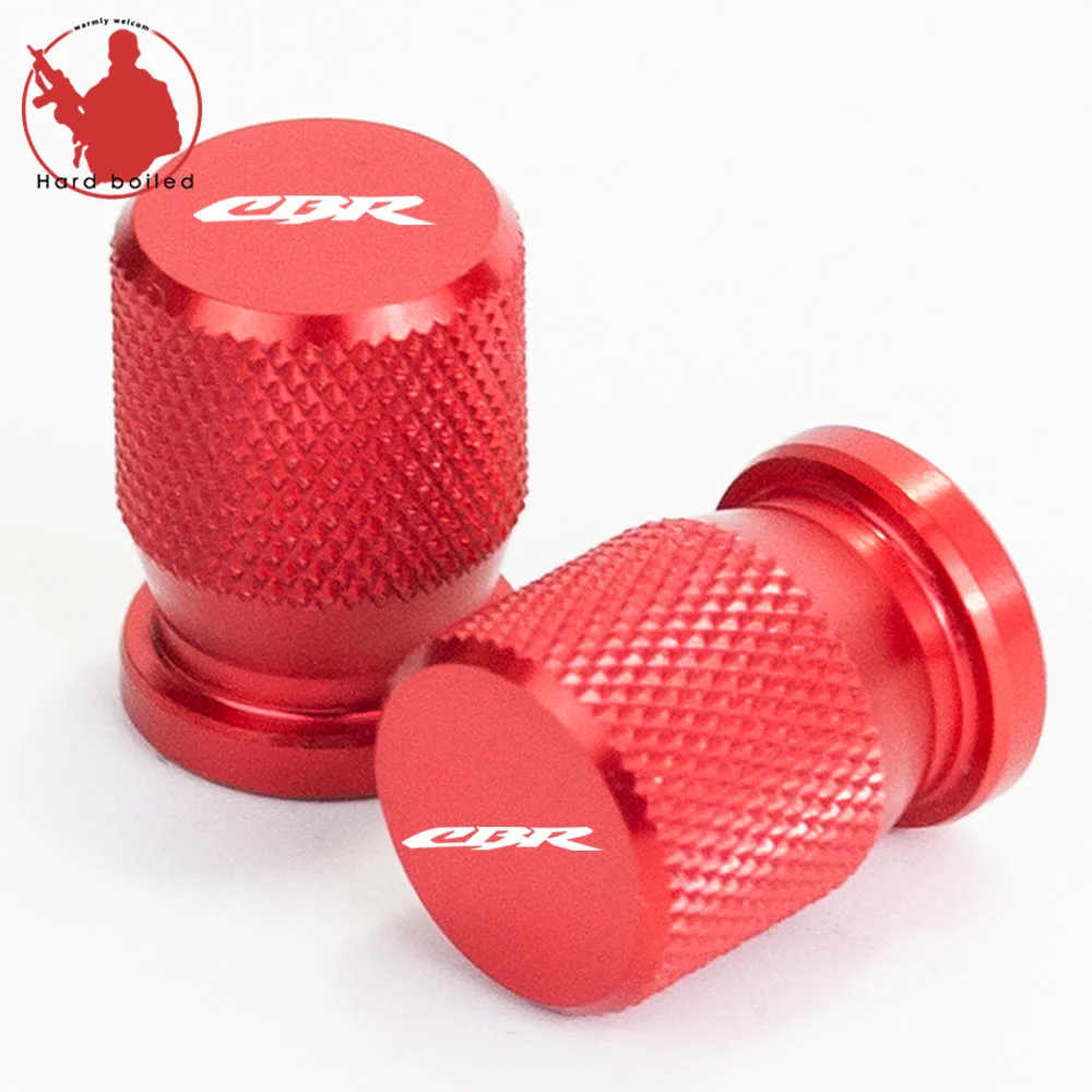 FOR HONDA CBR Motorcycle Accessorie Wheel Tire Valve caps CNC Aluminum Airtight Covers  2017 2018  (12)