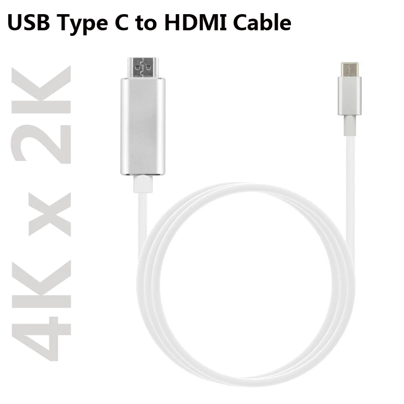 4K Type C To HDMI Adapter USB-C Video Cable Converter for MacBook Google ChromeBook Pixel Samsung S8 S9 Plus For Huawei P20 Pro 4K Type C To HDMI Adapter USB-C Video Cable Converter for MacBook Google ChromeBook Pixel Samsung S8 S9 Plus For Huawei P20 Pro