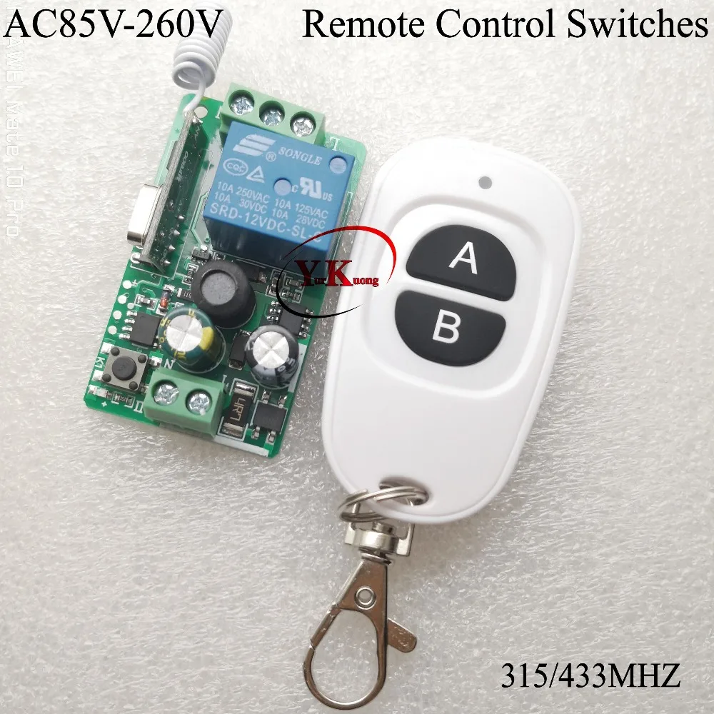 

LED Light Lamp Bulb Strip Remote Control Switch AC 85V-260V 110V 120V 110V 220V 260V Learning Code Receiver for Smart home APP