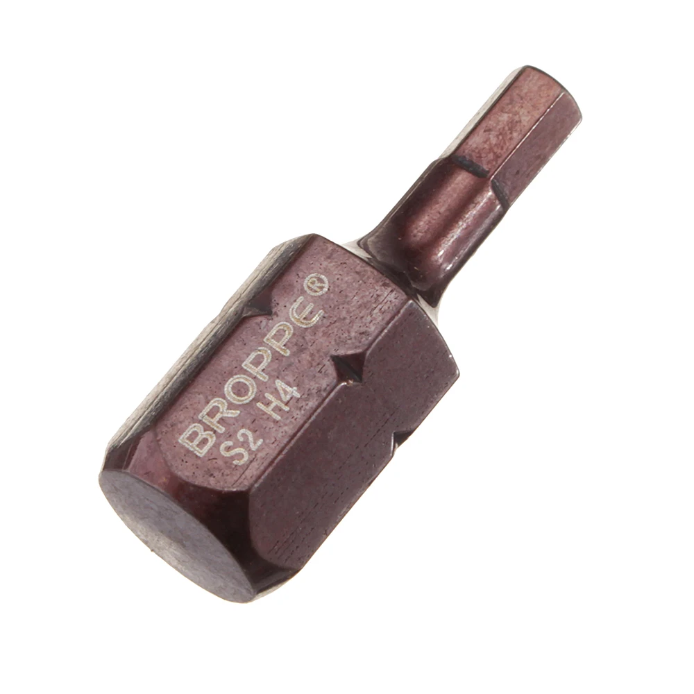 Broppe 7 шт H4 H12 30 мм Шестигранная отвертка бит H4/H5/H6/H7/H8/H10/H12 10 шестигранный хвостовик