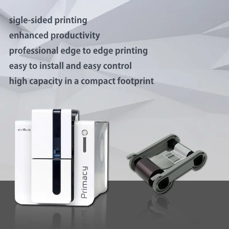 Evolis Primacy card printer Односторонний принтер R5F008S140 YMCKO ribbon 300 изображение/рулон