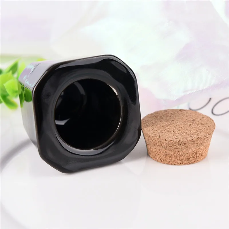 1pcs/lot Porcelain Material White/black Color Nail Art Acrylic Glass Dappen Dish Liquid Powder Container