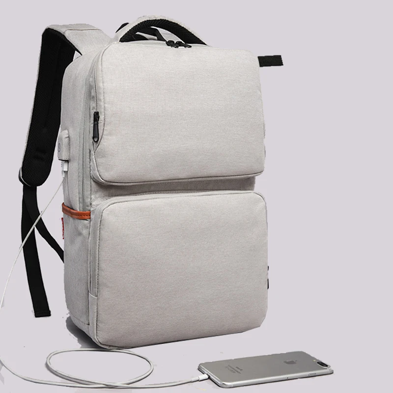 

New For Macbook Laptop Backpack Charging Device Notebook Backpack Large capacity and multiple pockets Laptop Bag For Dell Huawei