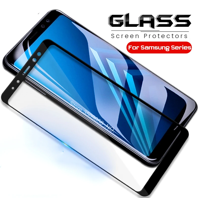 Защитное стекло для samsung a6plus a8plus Защитная пленка для экрана glas для samsung galaxy a6 a8 plus закаленная листовая пленка a 8