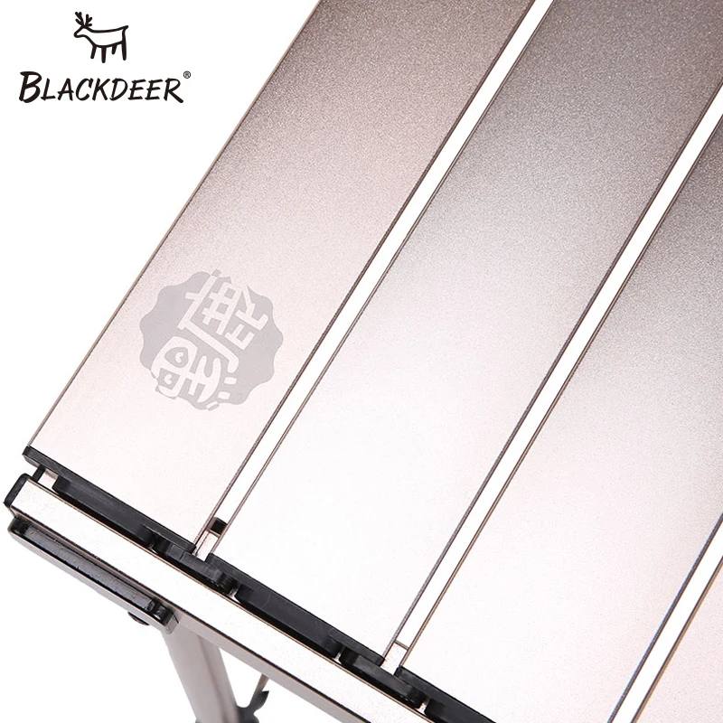  BLACKDEER Camping picnic tables Portable Aluminum alloy Table Outdoor Adjustable Height Folding Tab