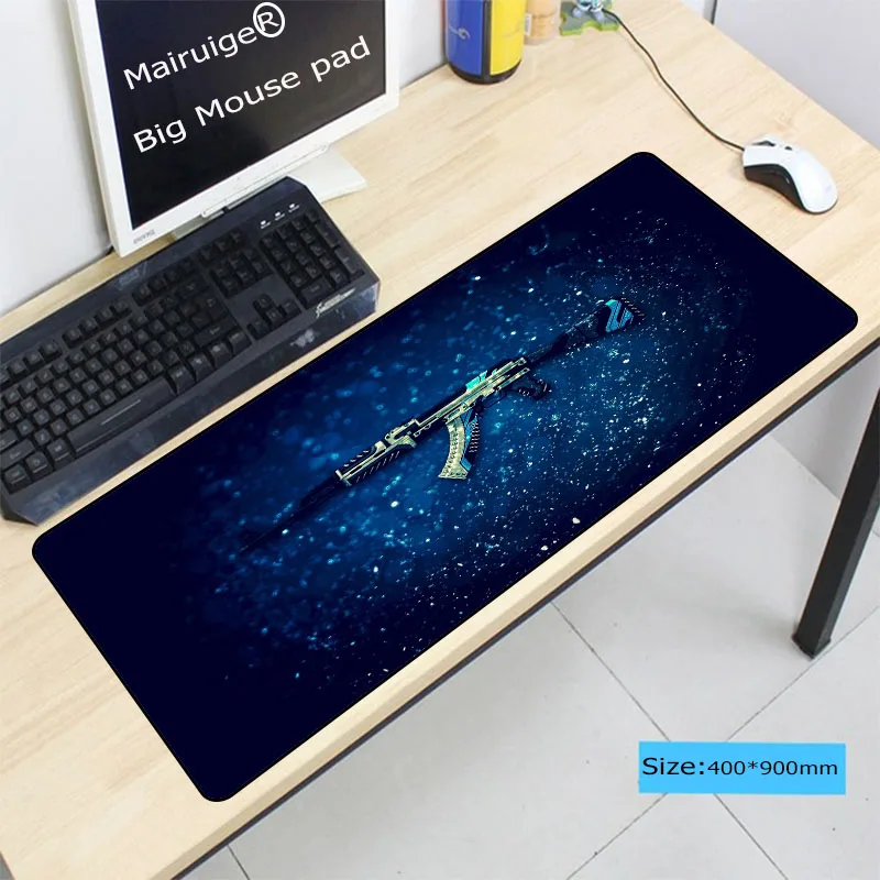 Mairuige Gun Parts Cs Go Large Lock Edge Mouse Pad Mat Desk Table