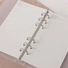 Ежедневный план стандарт 6-луночное с отрывными листами Core Замена внутри A5/A6 записная книжка С ПЕРЕПЛЕТОМ с лист общего дневник 45 листов