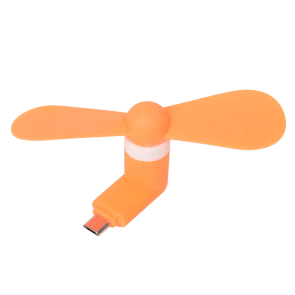 Мини 2 в 1 портативный микро USB силиконовый вентилятор для iPhone 5 6 ручной Samsung HTC Android