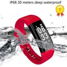 IP68, выдерживающие погружение до 30 метров Глубокий Водонепроницаемый умный прибор для измерения артериального давления Будильник Напоминание для телефонов на базе Android и IOS браслет