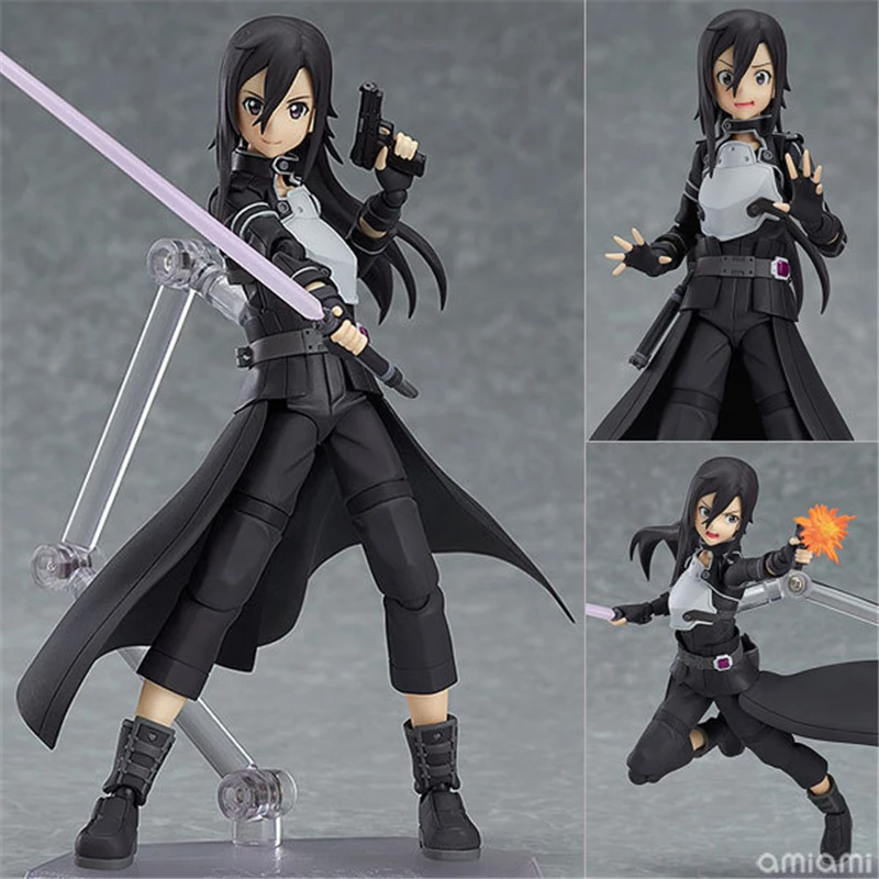 Аниме меч искусство онлайн киригая Наруто Figma 248 Kirito ПВХ экшн фигурка