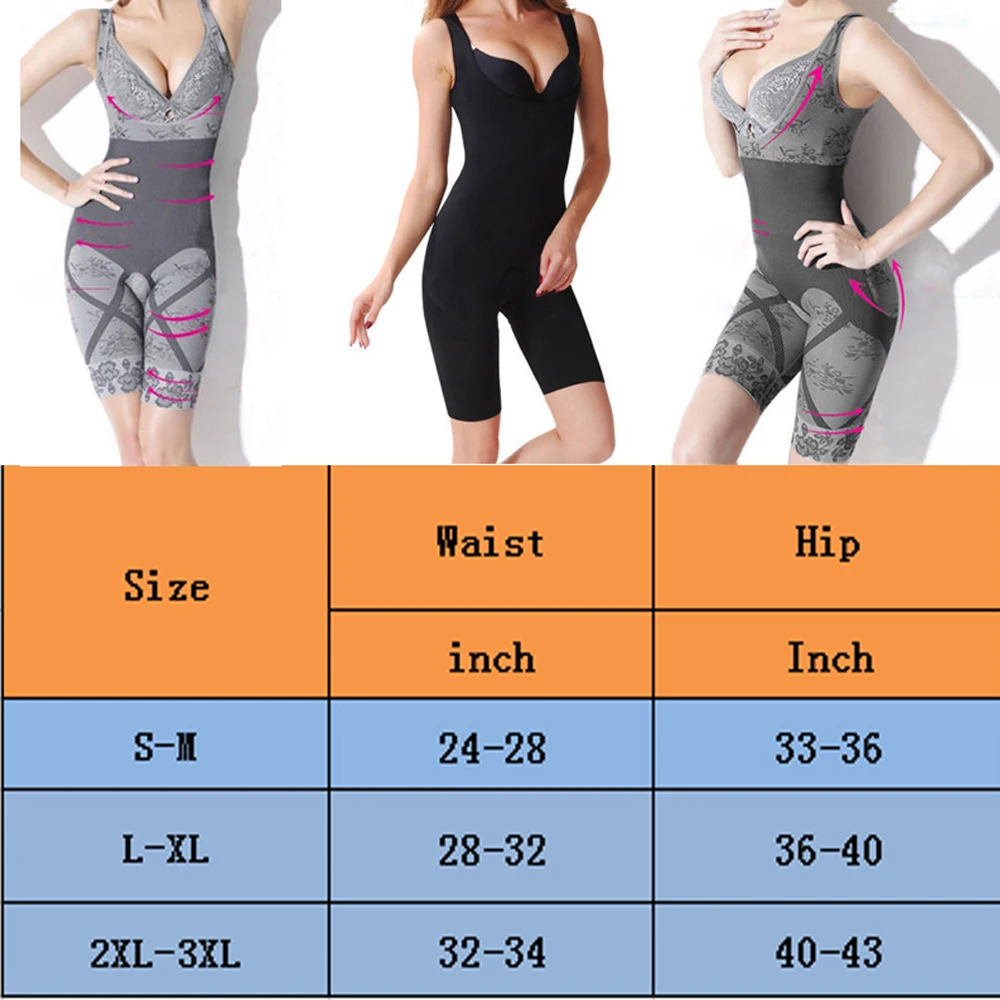 Miss Moly Women's Full Body Slimming Underwear Bodysuit Body Shaper Waist Shaper Shapewear Postpartum Recovery Slimming Shaper