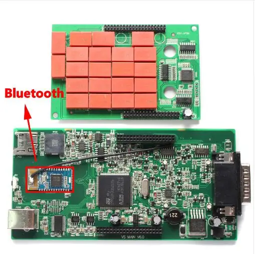 Новинка. R3/ с keygen bluetooth vci полный сканер cdp TCS CDP pro plus со светодиодный 3в1 TCS cdp диагностический код считыватель - Цвет: With Bluetooth