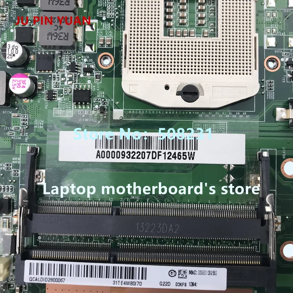 JU PIN юаней A000093220 DA0TE4MB6D0 для toshiba satellite L740 L745 материнская плата для ноутбука 100% полностью протестированы