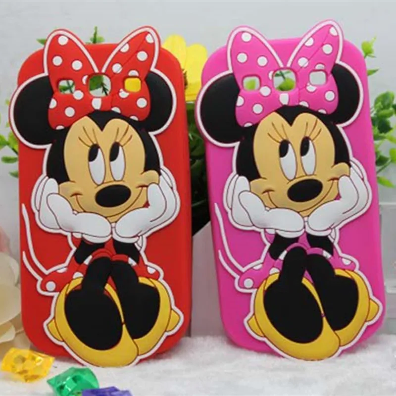 3D Cartoon Minnie Silicone Case For Samsung Galaxy Grand Prime G530F G531H Core prime G360F Soft Cover |