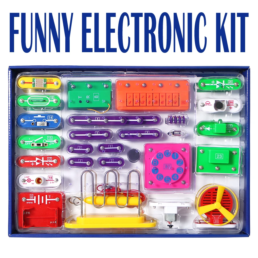 Billig 789 projekte Smart Pädagogisches Elektronik Entdeckung Kit, Große Diy Bausteine Lustige Elektrische Schaltungen Kits für Kinder