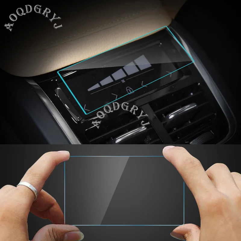 

Car Styling For Volvo XC90 2015-2019 Rear air conditioning display Screen Protector Film 1pcs