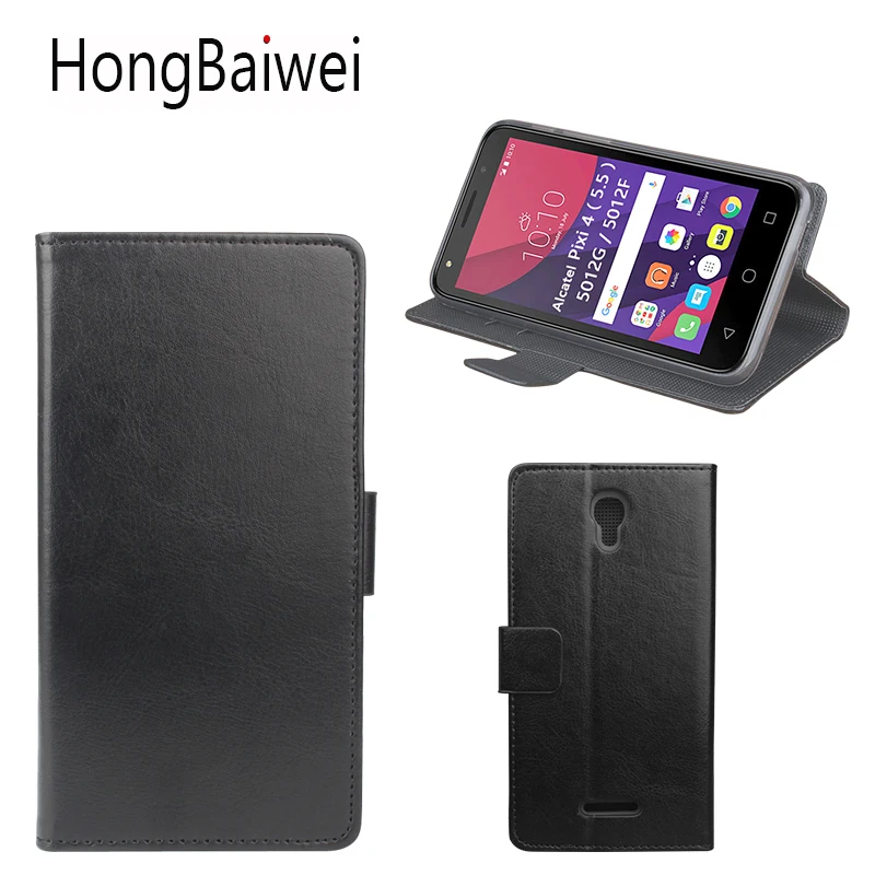 

Phone Luxury Leather Case for Alcatel Pixi 4 5.5 5012G 5012F Stand Style Phone bags Case for Alcatel POP S3 Mobile Phone Cover