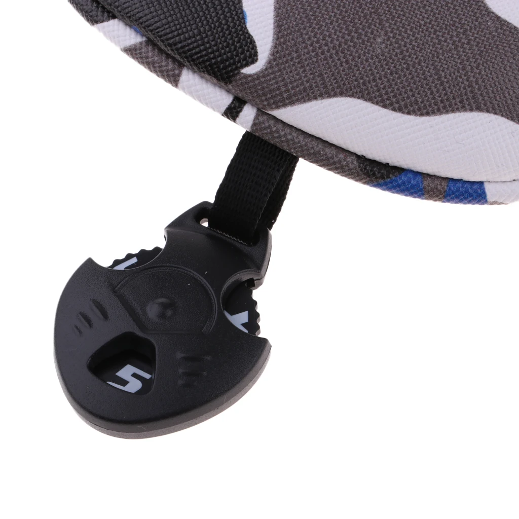 4 Pieces Interchangeable Adjustable Wear Resistant Golf Club Head Covers #1 #3 #5 UT Driver Wood Protector Gift for Family