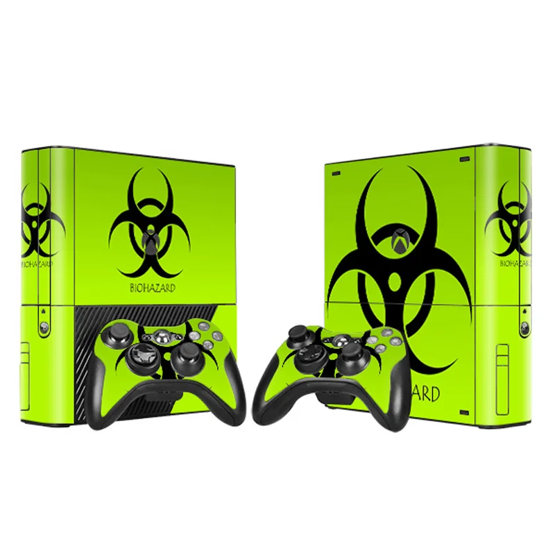 Джокер виниловая кожа Наклейка протектор для Xbox 360 E для microsoft Xbox 360E с 2 шт крышки контроллеров для Xbox 360E - Цвет: 3