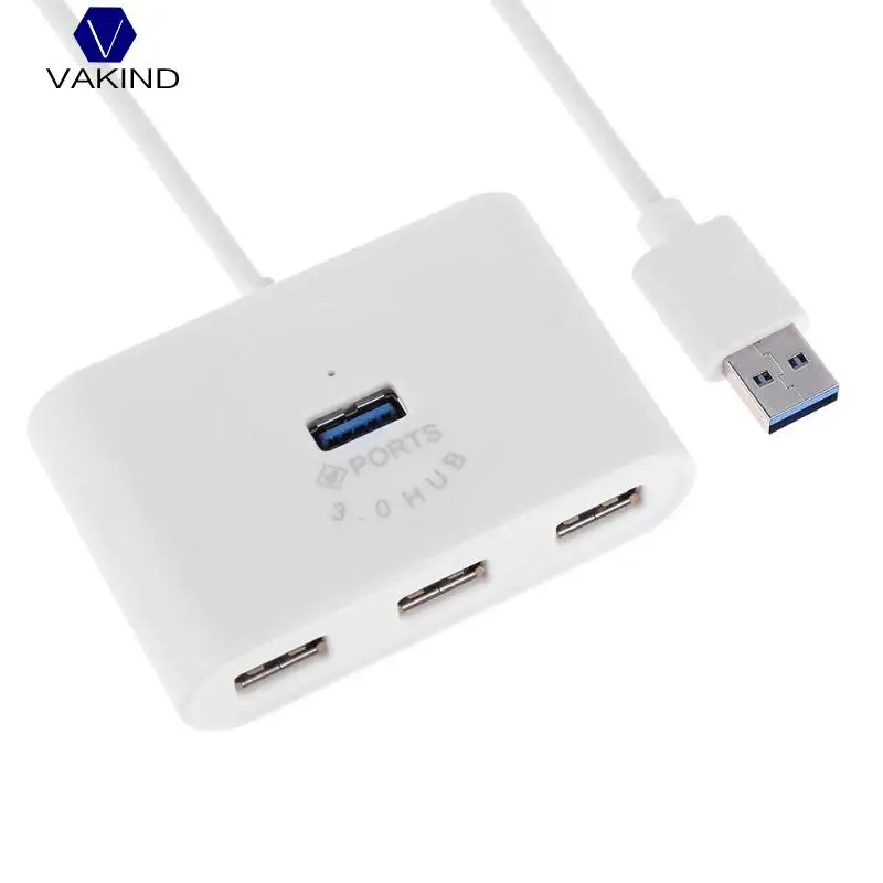 جديد 1 قطعة عالية السرعة 5 جيجابايت في الثانية 4 منافذ USB3.0 المحور الفاصل محول محول DC 5 V لأجهزة الكمبيوتر المحمول PC وحدة إمداد الطاقة للكمبيوتر