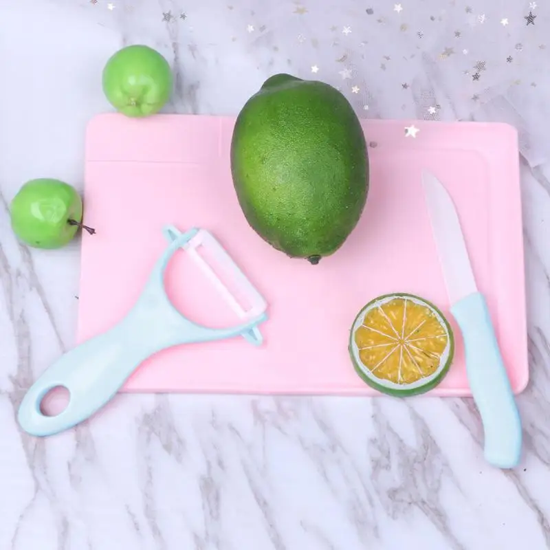 

2pcs Ceramic Knives Peeler Slicer Set Cheese Onion Potato Peelers Cutter Multifunctional Fruit Vegetable Kitchen Tools