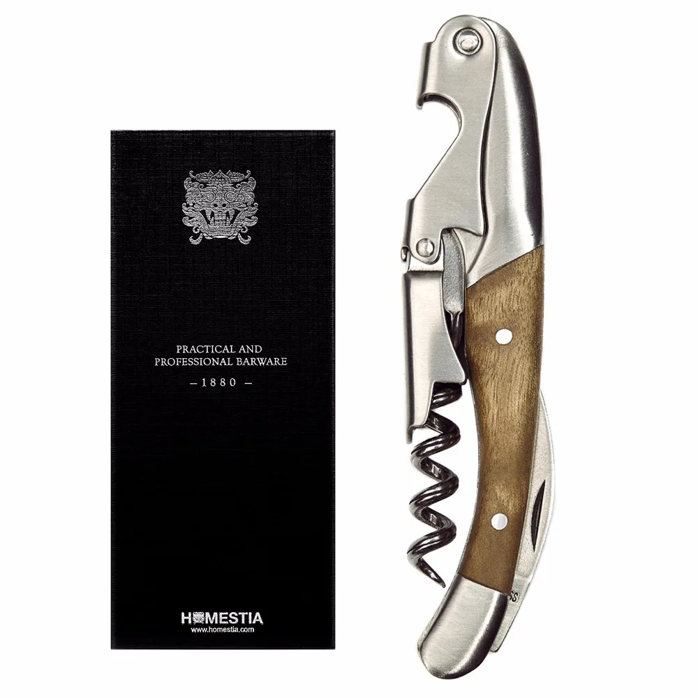 Premium Wood Corkscrew Wine Opener Bottle Opener Beer Opener Wine Foil