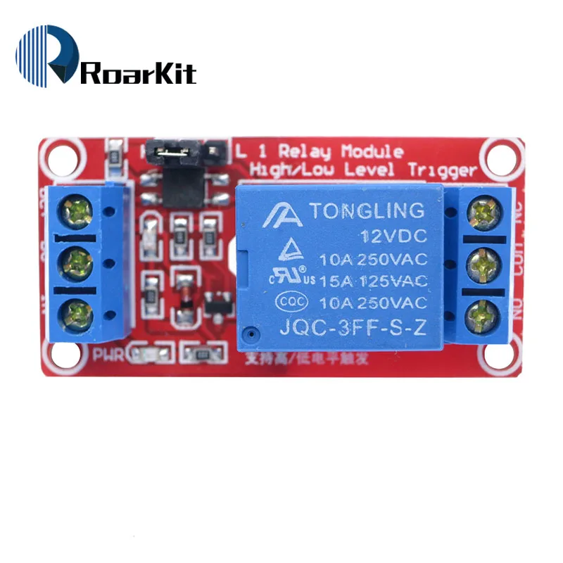 5 шт./лот один 1 канал 5 В/12 В релейный модуль щит с оптроном поддержка высокого и низкого уровня триггера для Arduino