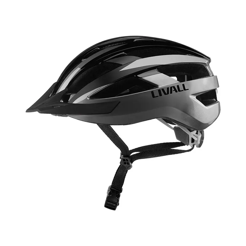 Умный велосипед шлем велосипедный Mountain Bluetooth шлем по бокам Встроенный микрофон, bluetooth-динамики Беспроводной поворотники задние фонари - Цвет: M(54-58cm)