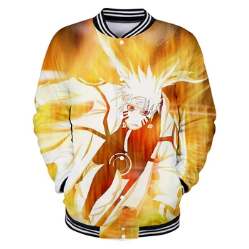 

New Naruto 3D Jacket Autumn Winter Men Women 2019 Fashion Hot Girls/Boys Naruto 3D Baseball Jacket