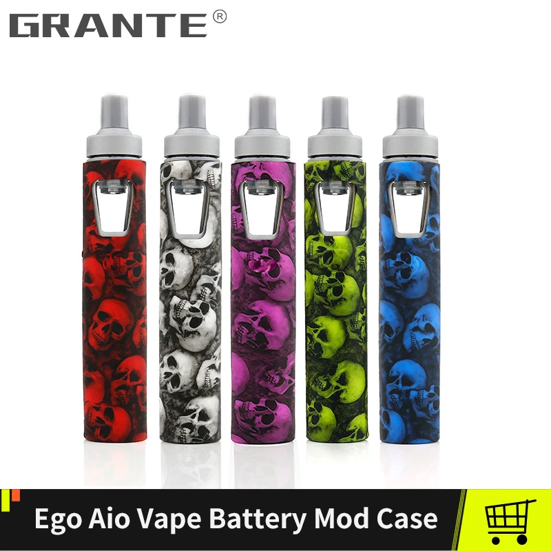 

Grante Ego Aio Cover Silicone Case For eGo AIO silicone Case Electronic Cigarette silikon Protective Cover Vape Tank 2pc/Lot
