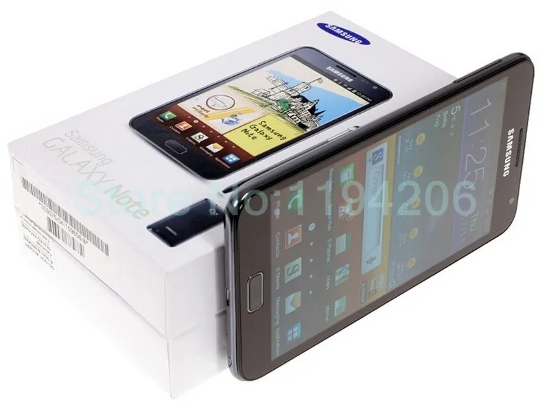 N7000 samsung N7000 Galaxy Note I9220 8MP 5,3 ''1 GB ram+ 16GB rom 3g WCDMA 2500mAh Восстановленный разблокированный мобильный телефон