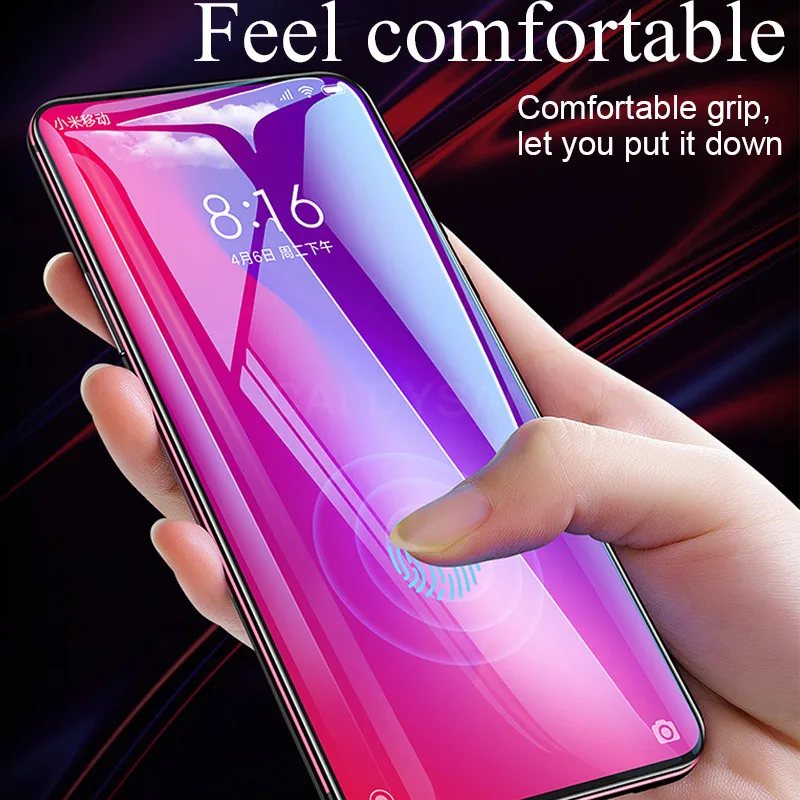 20D изогнутое закаленное стекло для Xiaomi 9 SE 9T Pro 8 Lite Redmi K20 Защитная пленка