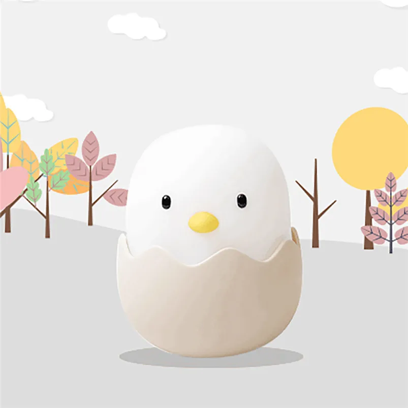 USB Led Garland Light Eggshell Chicken Led Night Light Tumbler Cartoon Bedside Sleepping Nightlight Home Decor Lamparas 40JY3004