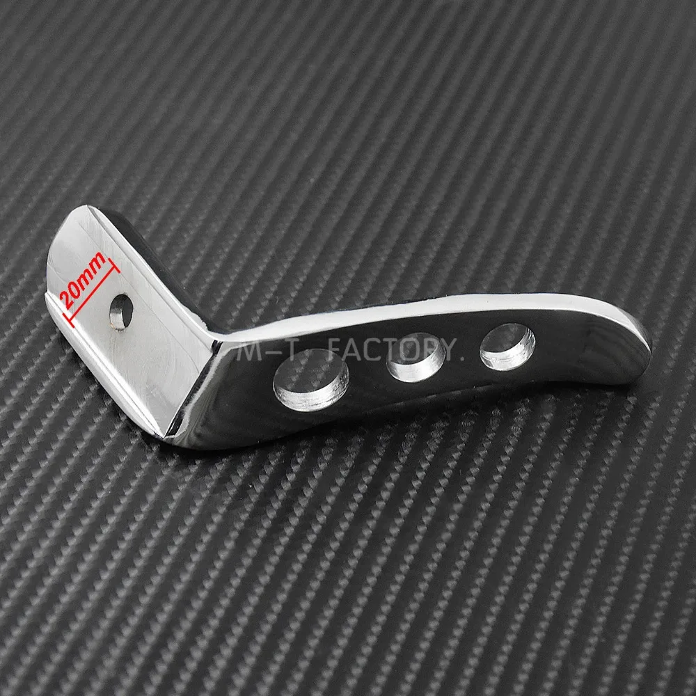 FINMOKAL Estensione per cavalletto cromato adatta per Harley Touring Road Electra Glide 1991-2020