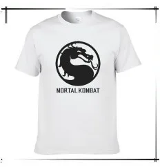 Keep Calm And Finish He mmoral Kombat футболки Ringer мужские MK летние хлопковые топы футболки#078