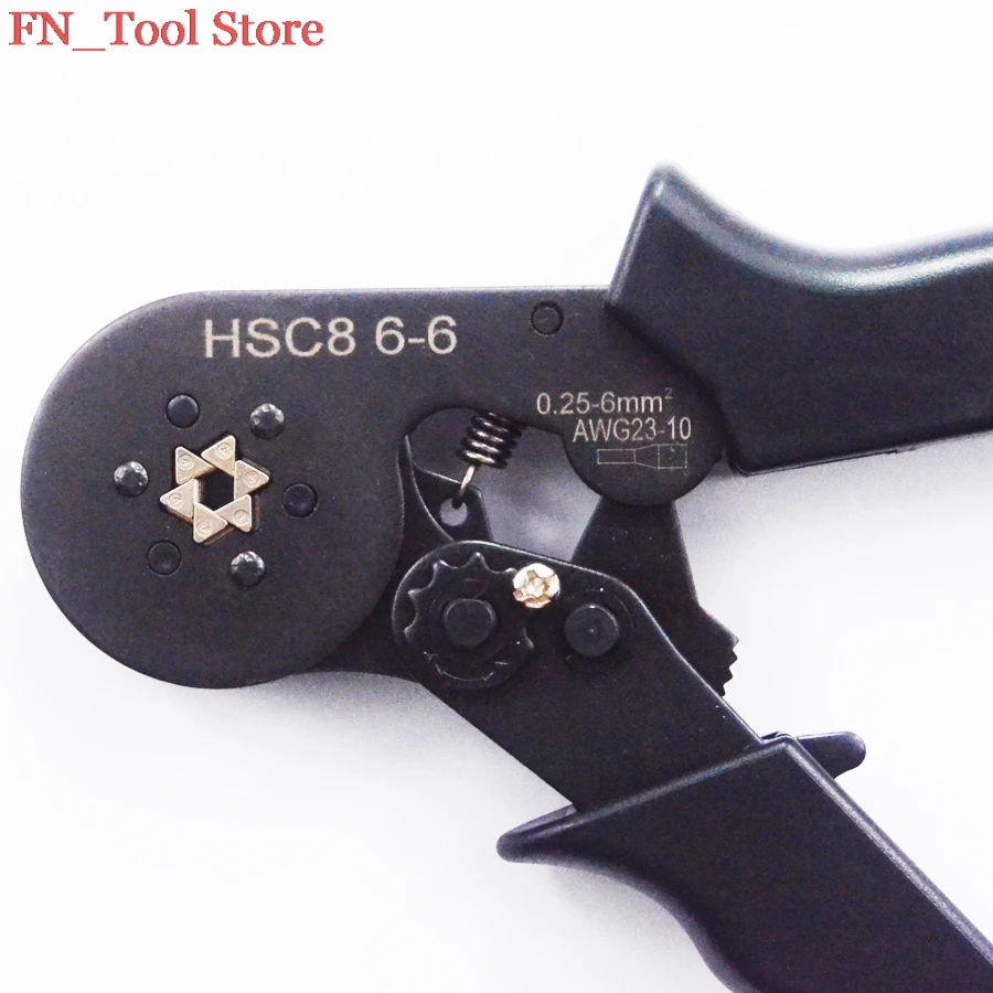 FASEN горячая Распродажа HSC8 6-6B саморегулируемые плоскогубцы мини-типа 0,25-6 мм Прямые плоскогубцы ручные инструменты черный
