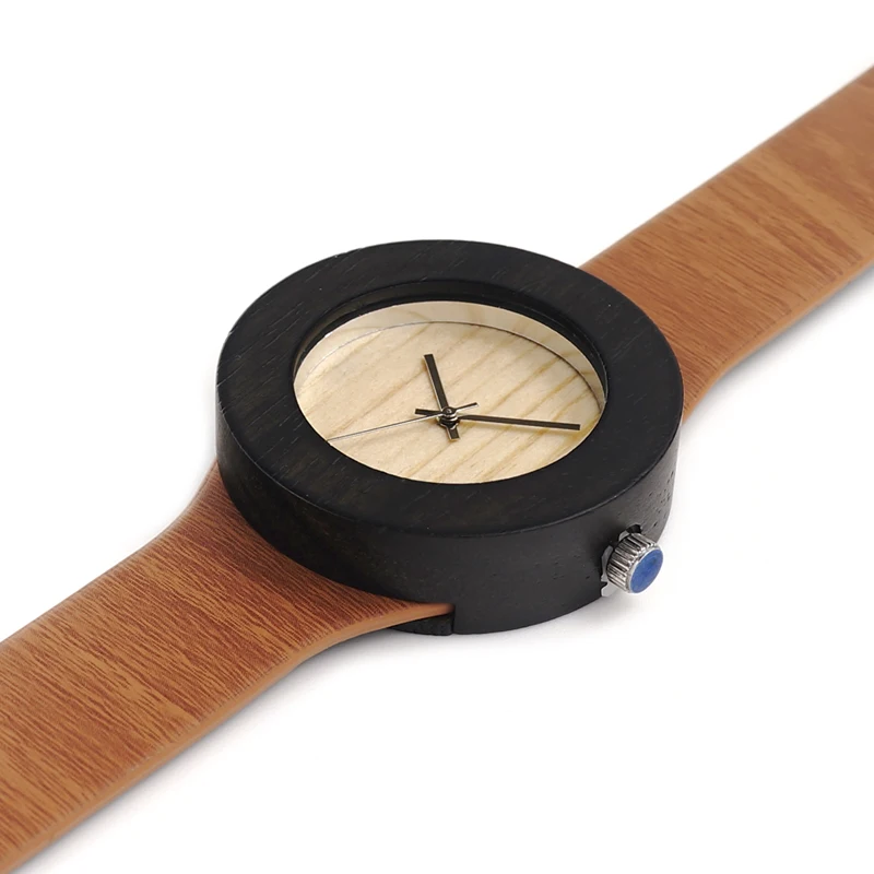 2017 BOBO BIRD New Men Wood Watch Genuine Leather Strap Wooden Watches for Men and Women Luxury Top Brand C-H13