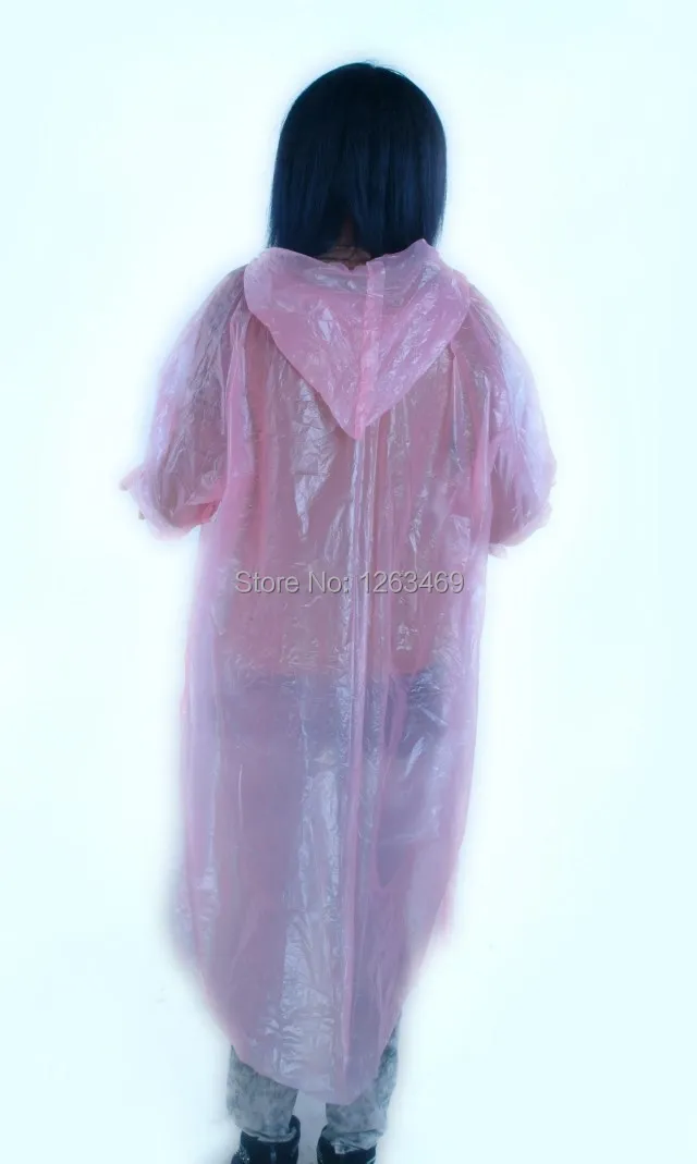 Wholesale XXXL Adult Disposable Coat Raincoat bicycle rain poncho
