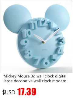 Mute Refrigerator Magnets souvenir Digital Self Adhesive Wall Clock Fridge Magnets blanks magnetic board Kitchen Watch Mural