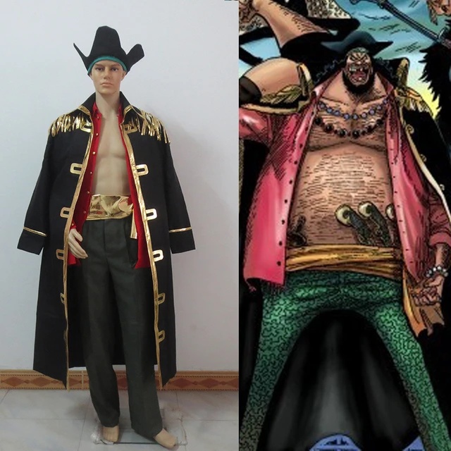 One Piece Blackbeard Marshall D Teach Cosplay Costume Cosplay Costume full  sets with accessories Customized