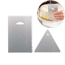 Скребок для теста Garnishing гребень для приготовления торта, скребок для плавного торта, Расческа форма для выпечки#4m22