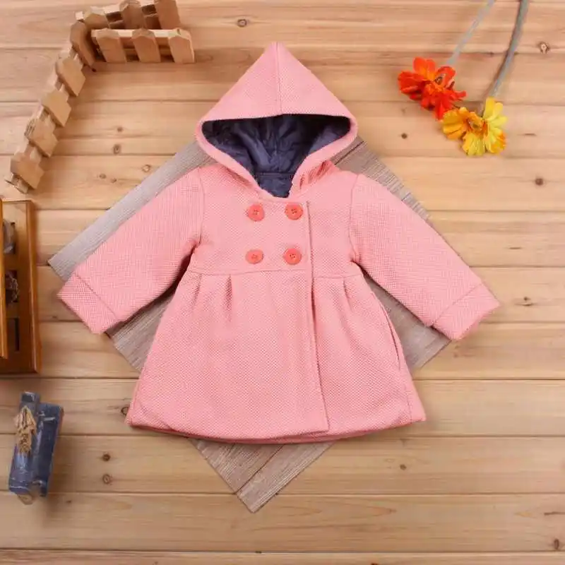 ARFANNY/пальто для маленьких девочек куртка для девочек 0-1-2 лет осенне-зимнее жаккардовое пальто с хлопковой подкладкой для новорожденных девочек
