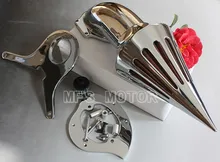 motorcycle parts Spike Air Cleaner Kits filter for Honda Aero 750 VT750 all year 1986-2012 Chrome motorcycle parts Spike Air Cleaner Kits filter for Honda Aero 750 VT750 all year 1986-2012 Chrome