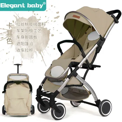  Ultra-light portable stroller can sit and recline can sit and fold baby bb children push the pocket